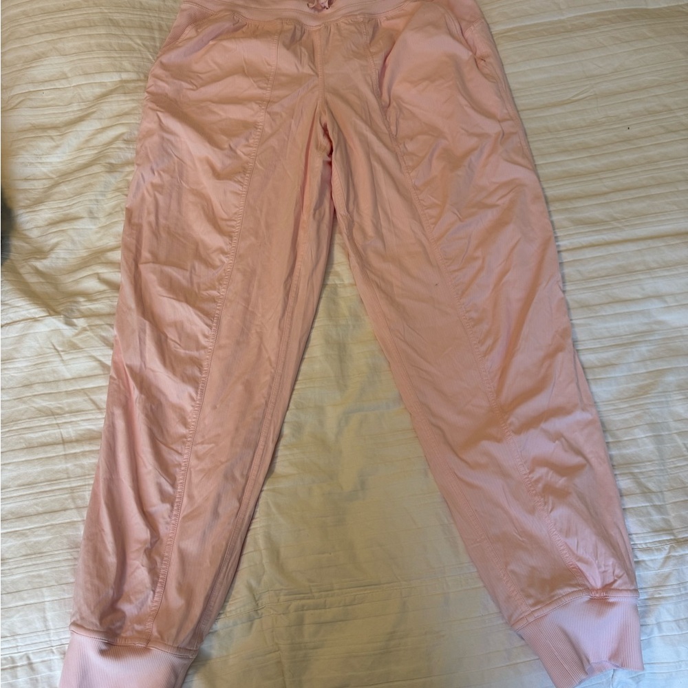 Lululemon Dance Studio MR Joggers - full length. Strawberry Milkshake – size 10.